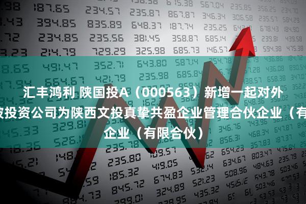 汇丰鸿利 陕国投A（000563）新增一起对外投资，被投资公司为陕西文投真挚共盈企业管理合伙企业（有限合伙）
