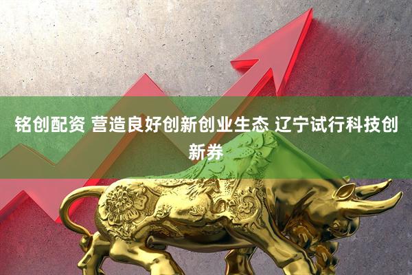 铭创配资 营造良好创新创业生态 辽宁试行科技创新券
