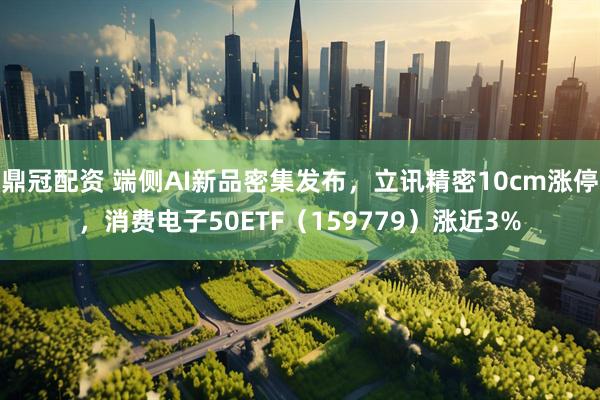 鼎冠配资 端侧AI新品密集发布，立讯精密10cm涨停，消费电子50ETF（159779）涨近3%